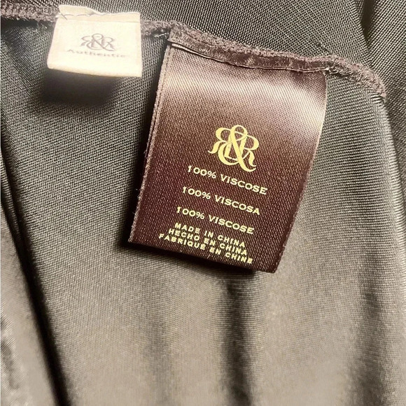 Rock & republic blck chain detail low back spaghetti strap evening party dress 8 - Picture 7 of 7